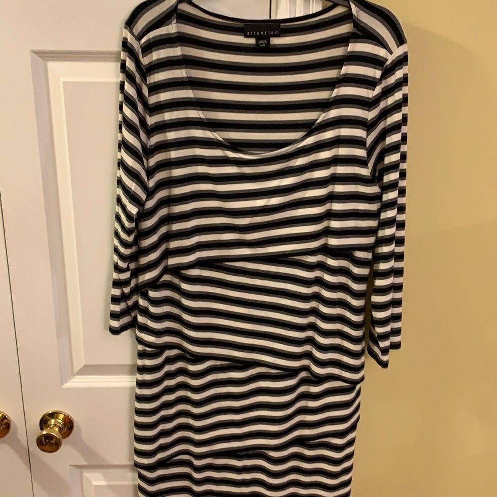 Size XL three-quarter sleeve dress